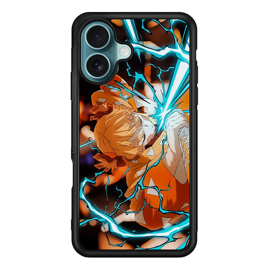 Demon Slayer Zenitsu Lightning Sword iPhone 17 Case