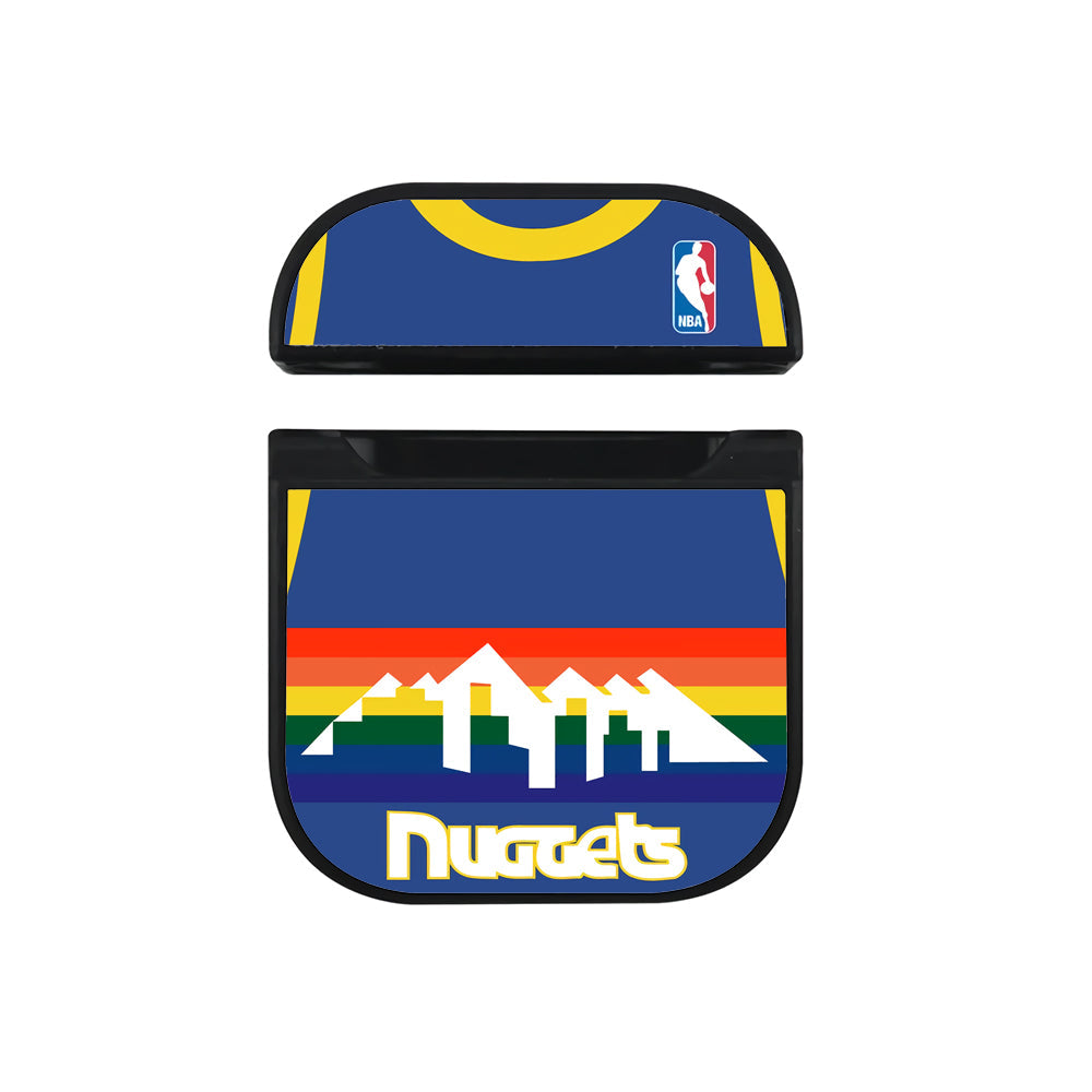 Denver Nuggets Jersey Team Apple Airpods Case Black