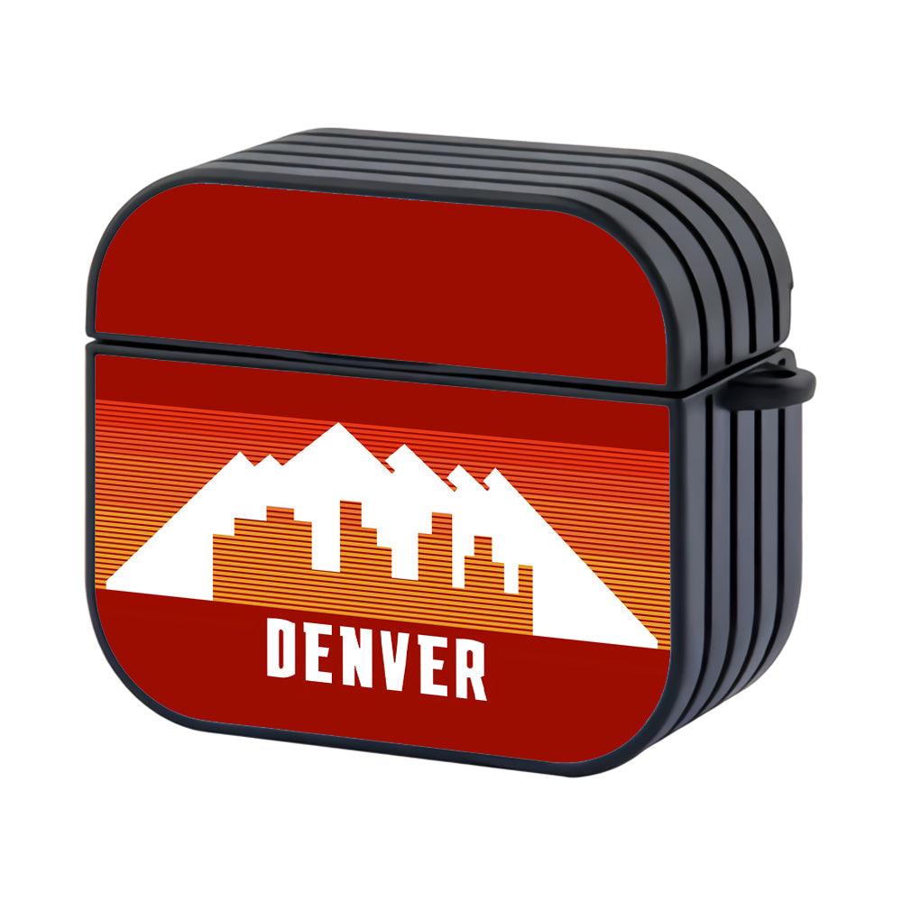 Denver Nuggets NBA Silhouette of The City Apple Airpods 4 Case Black