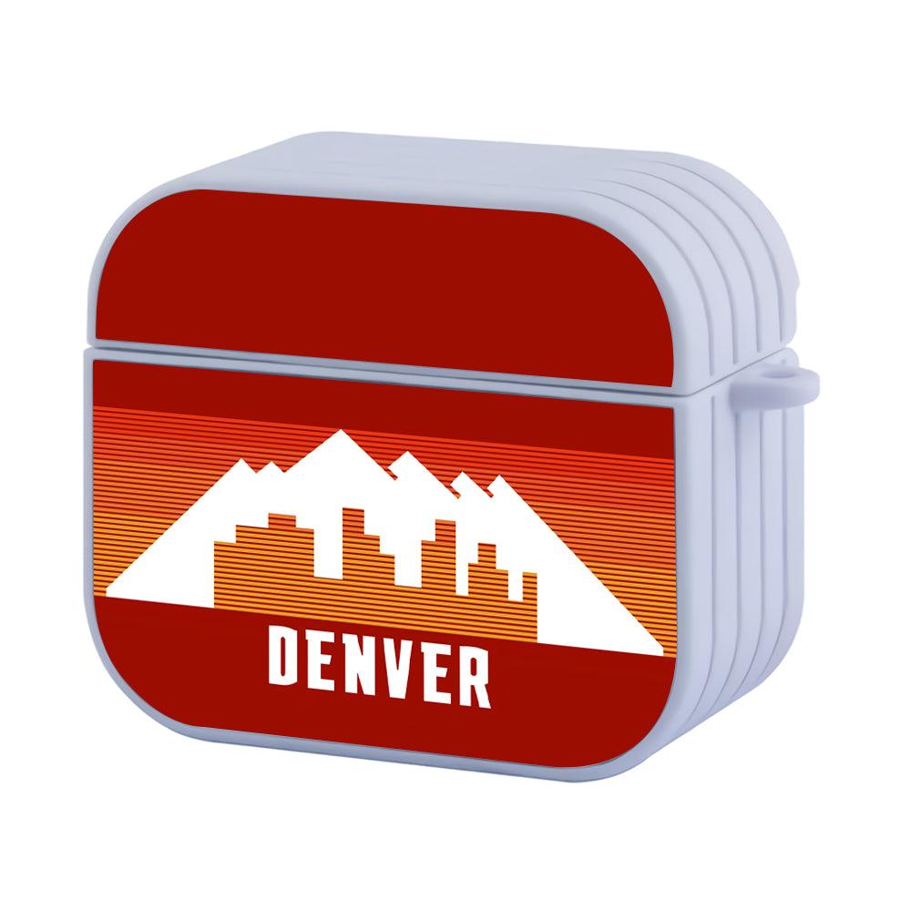 Denver Nuggets NBA Silhouette of The City Apple Airpods 4 Case White
