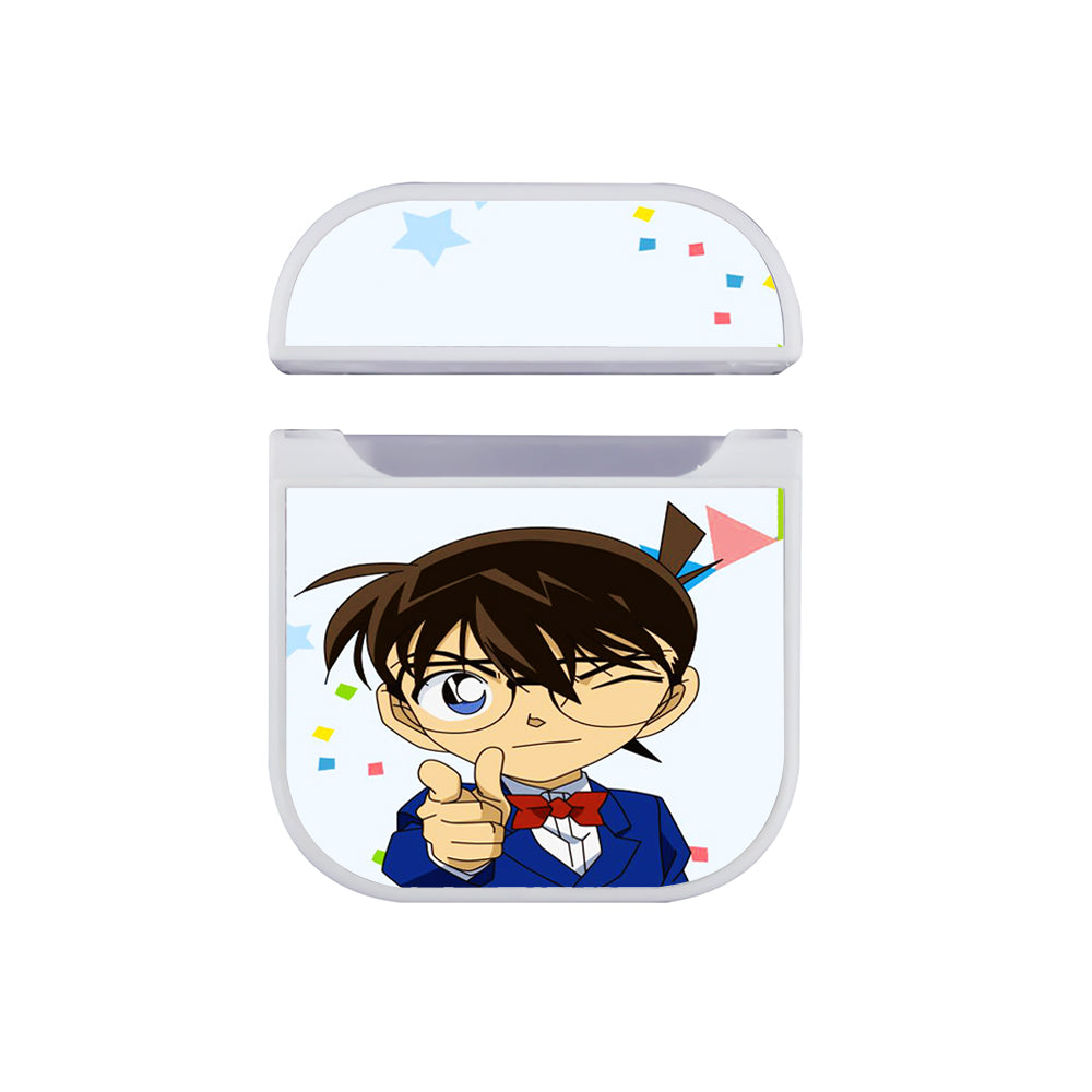 Detective Conan Character Apple Airpods Case White
