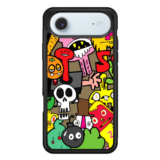 Doodle Halloween Scary Night iPhone 17 Air Case