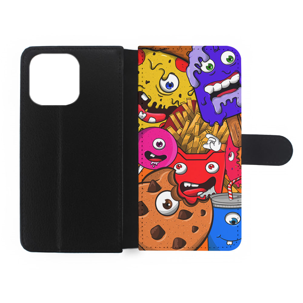 Doodle Monsters Snack iPhone 14 Pro Max Case