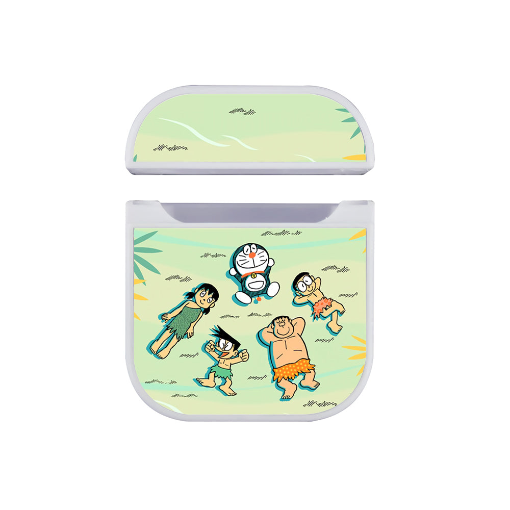 Doraemon Enjoy Adventures Apple Airpods Case White