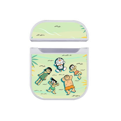 Doraemon Enjoy Adventures Apple Airpods Case White