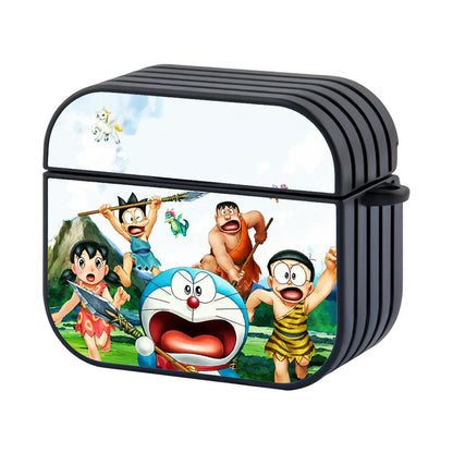 Doraemon in Ancient Times Apple Airpods 4 Case Black