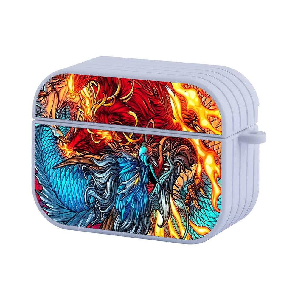 Dragon Art Mythology Apple Airpods Pro Case White