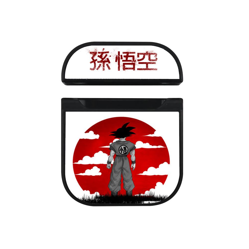 Dragon Ball Goku Path Apple Airpods Case Black