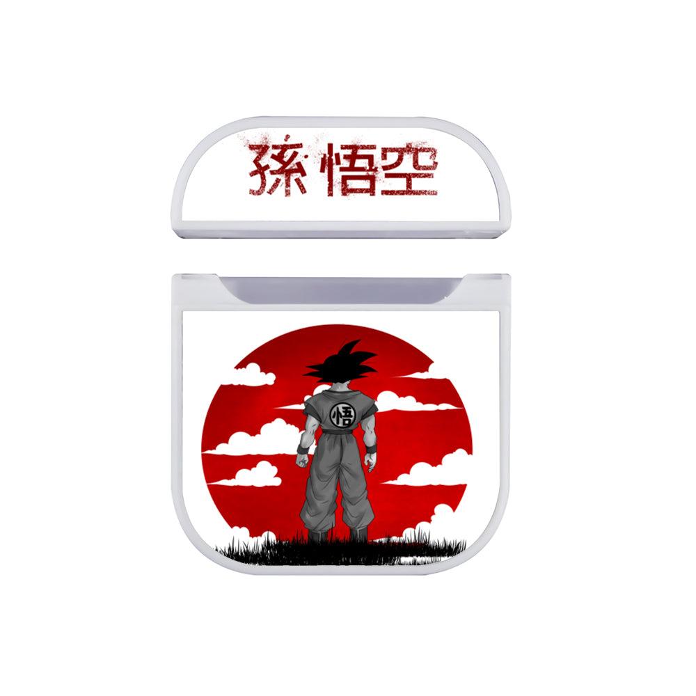 Dragon Ball Goku Path Apple Airpods Case White