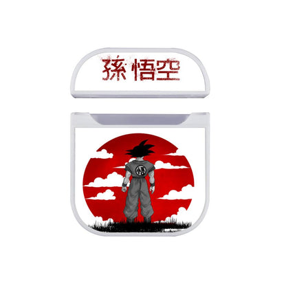 Dragon Ball Goku Path Apple Airpods Case White