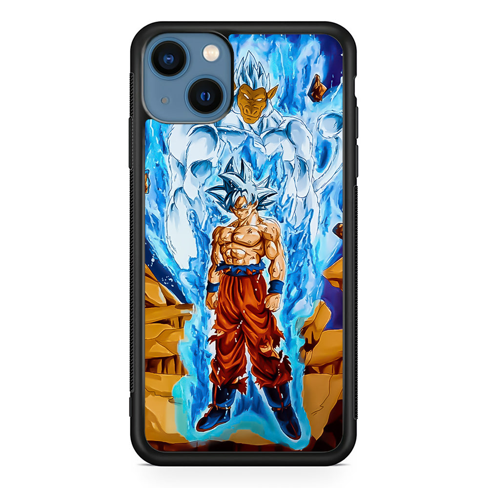Dragon Ball Z Built Up The Power iPhone 15 Plus Case - Carneyforia