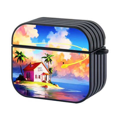 Dragon Ball Z Kame House Apple Airpods 4 Case Black