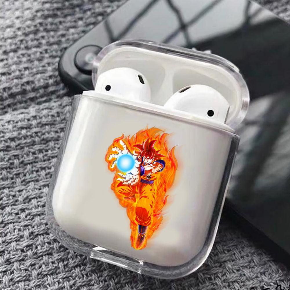 Dragon Ball Goku Kamehameha Apple Airpods Clear Case