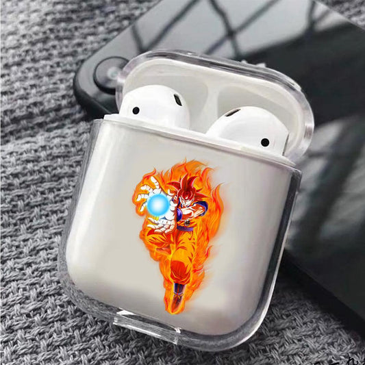 Dragon Ball Goku Kamehameha Apple Airpods Clear Case