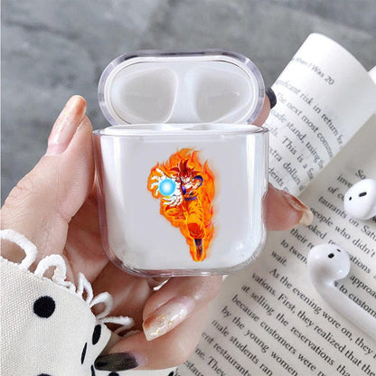 Dragon Ball Goku Kamehameha Apple Airpods Clear Case
