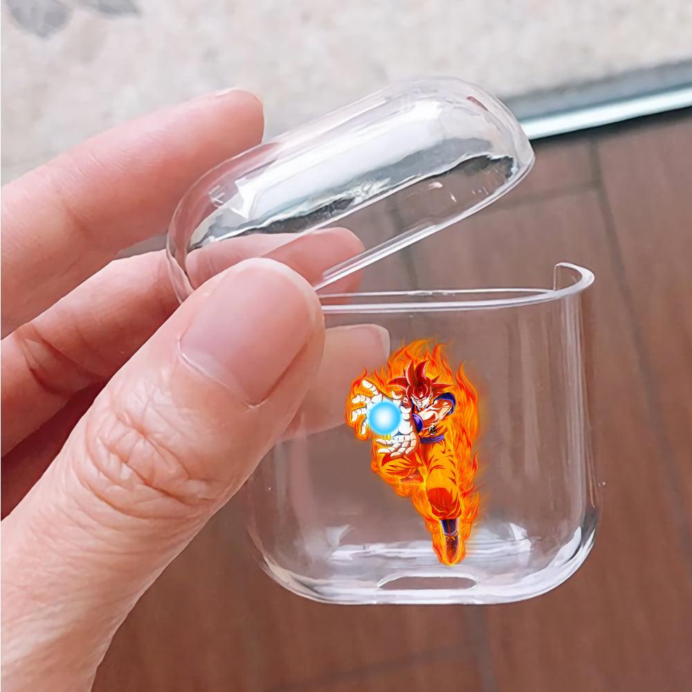 Dragon Ball Goku Kamehameha Apple Airpods Clear Case
