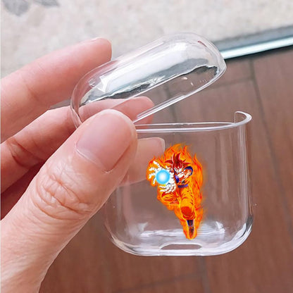 Dragon Ball Goku Kamehameha Apple Airpods Clear Case