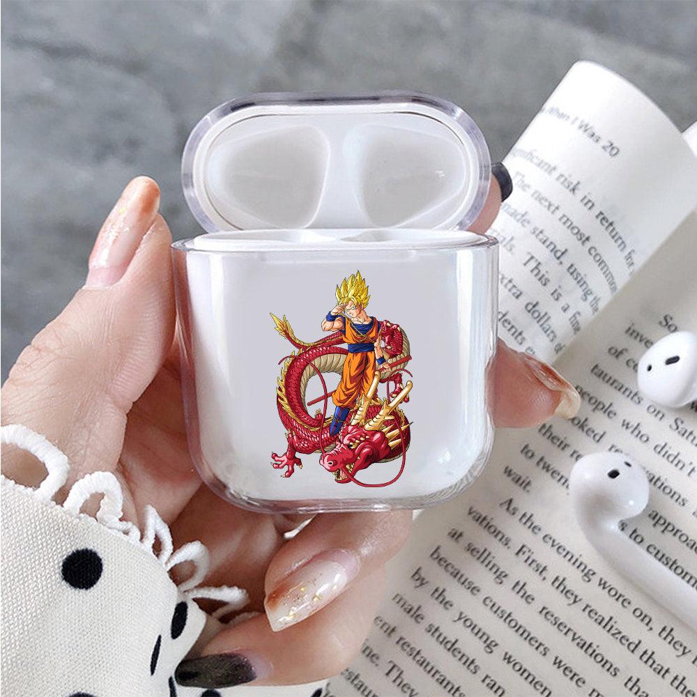 Dragon Ball Goku and The Dragon Apple Airpods Clear Case