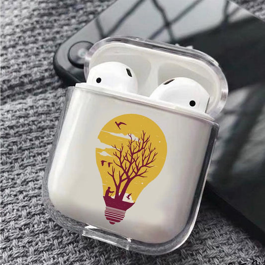 Evening Lights Apple Airpods Clear Case