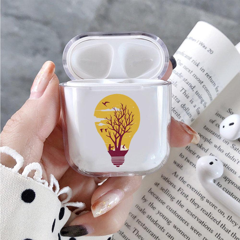 Evening Lights Apple Airpods Clear Case