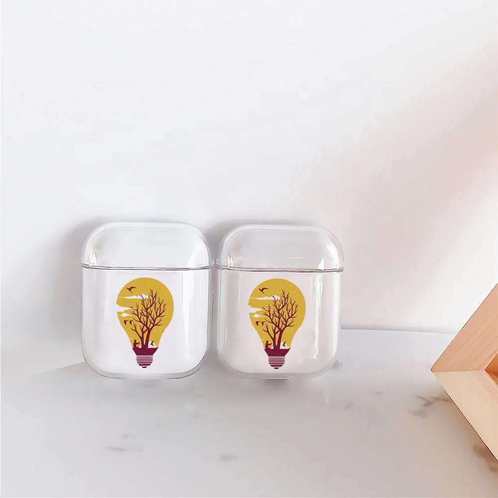 Evening Lights Apple Airpods Clear Case