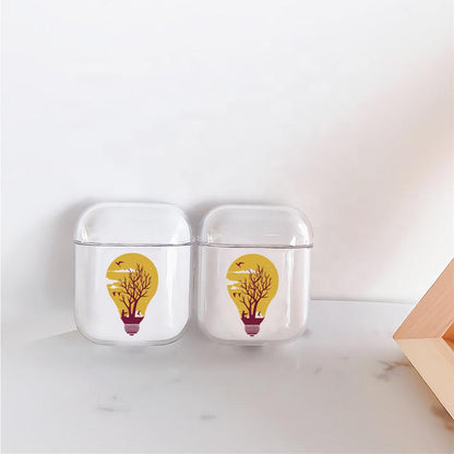 Evening Lights Apple Airpods Clear Case