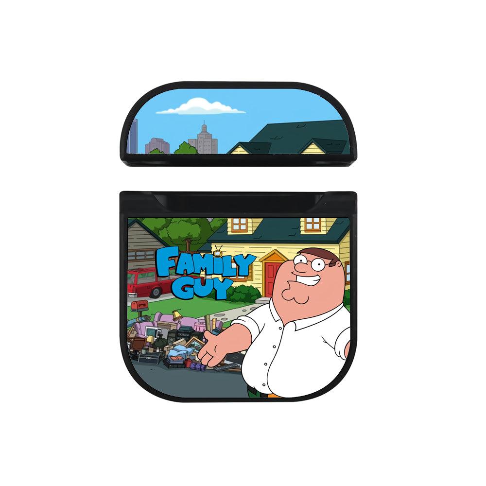 Family Guy Cleaning The House Apple Airpods Case Black