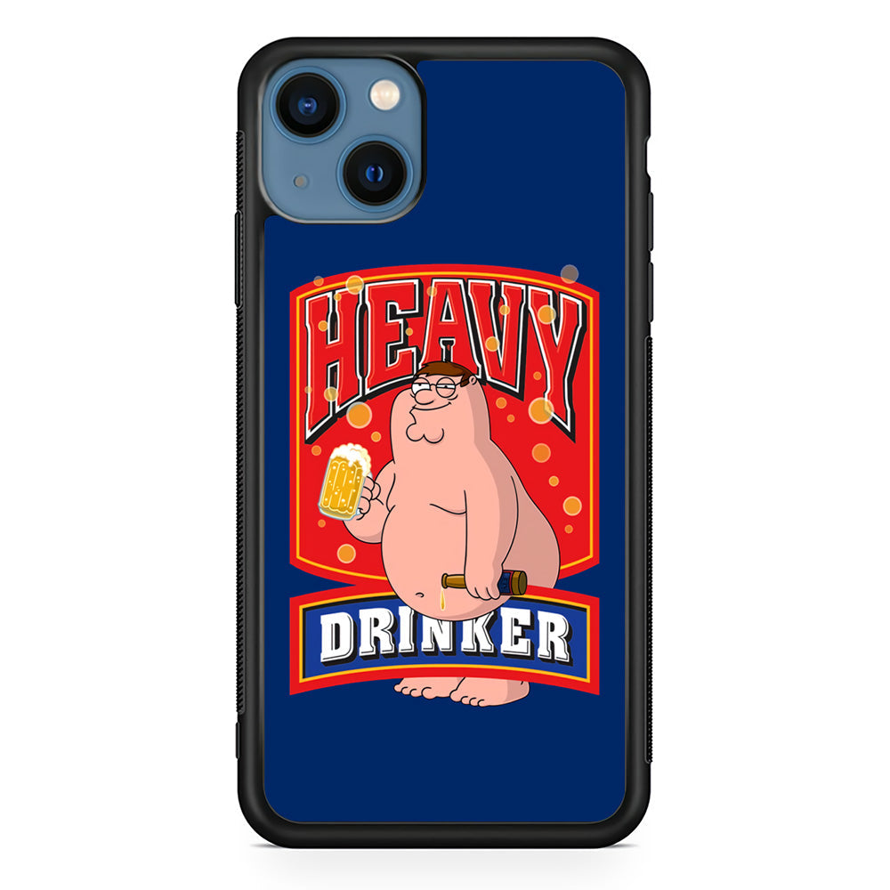 Family Guy Griffin The Heavy Drinker iPhone 15 Plus Case - Carneyforia