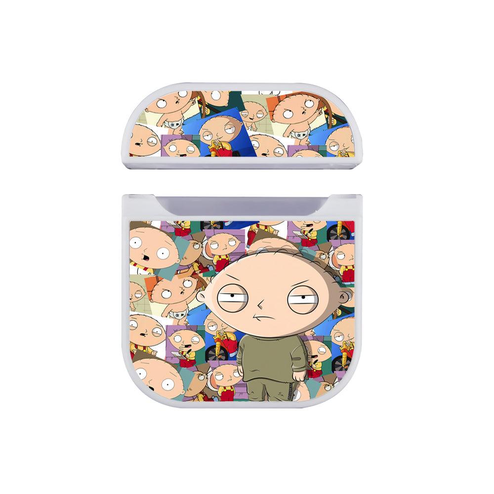 Family Guy Stewie Failed Party Apple Airpods Case White