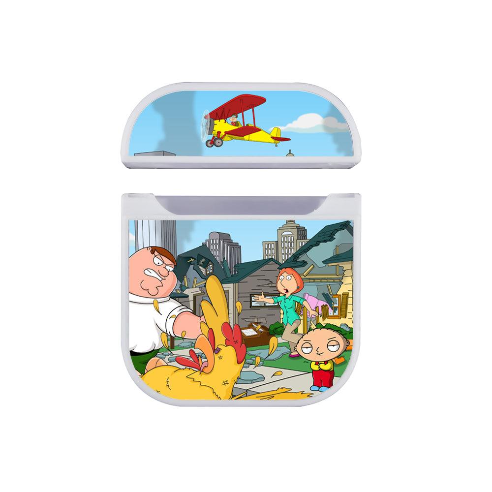 Family Guy Stewie Mind Attack Apple Airpods Case White