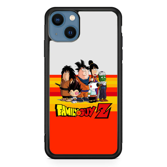 Family Guy on Dragon Ball Suit iPhone 15 Plus Case - Carneyforia