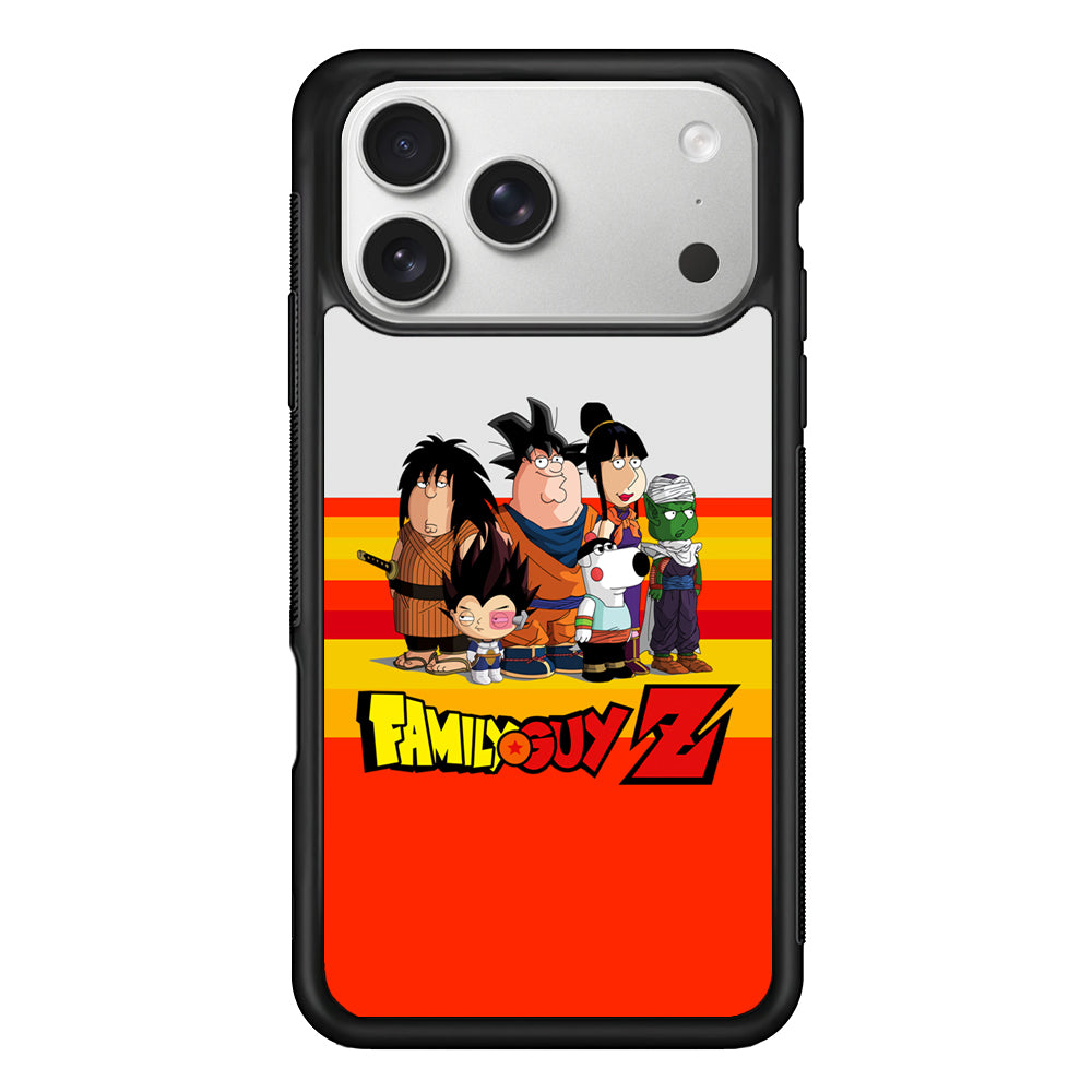 Family Guy on Dragon Ball Suit iPhone 17 Pro Max Case