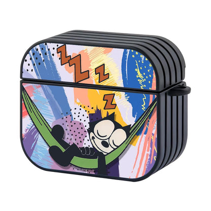 Felix Take a Nap Apple Airpods 3 Case Black