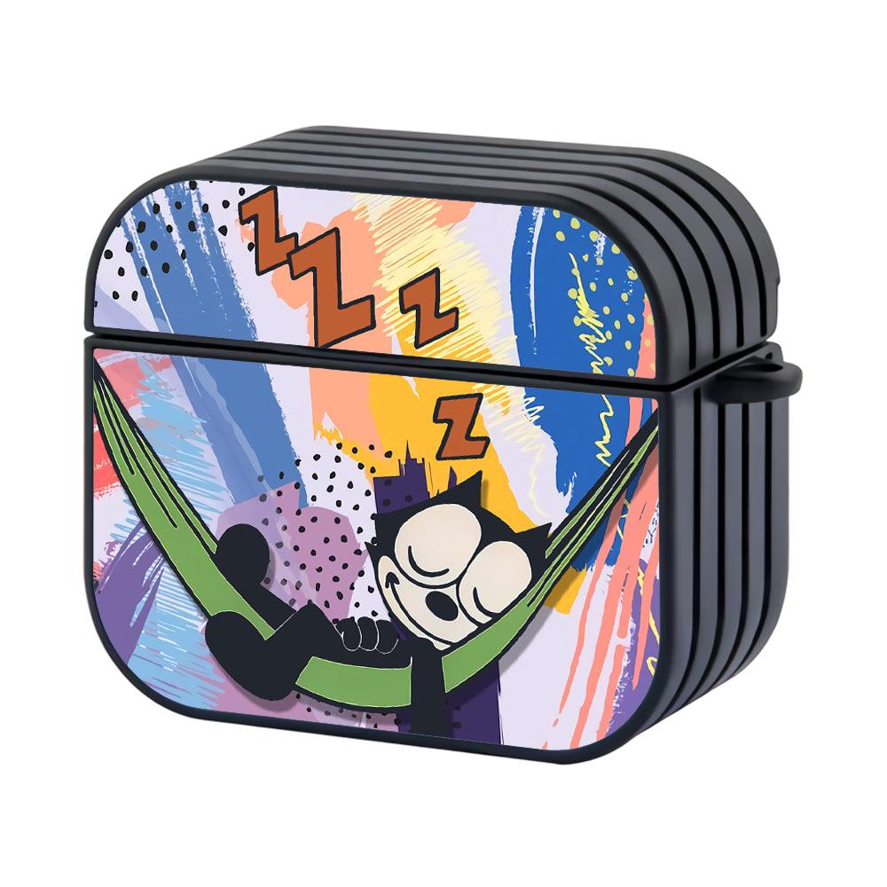 Felix Take a Nap Apple Airpods 4 Case Black