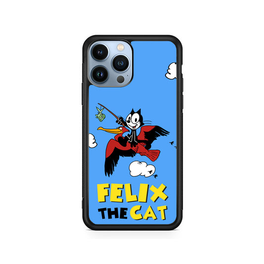 Felix The Cat Fly iPhone 15 Pro Max Case