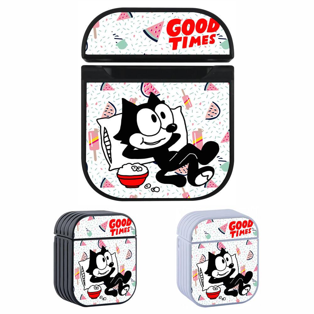 Felix The Cat Have a Good Time Apple Airpods Case