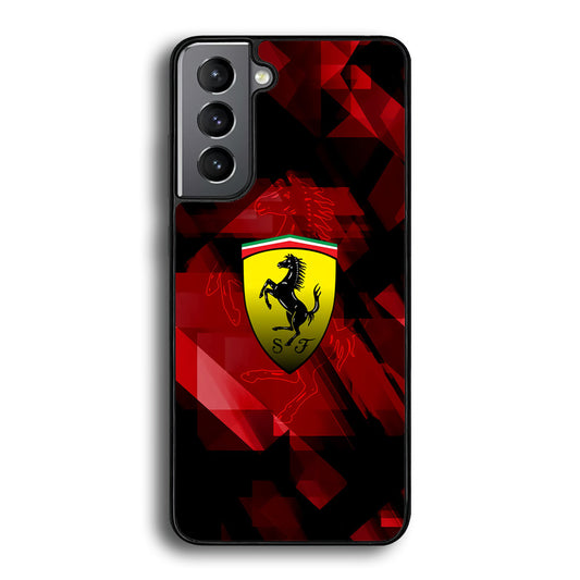 Ferrari Red Abstract Samsung Galaxy A16 Case - Carneyforia