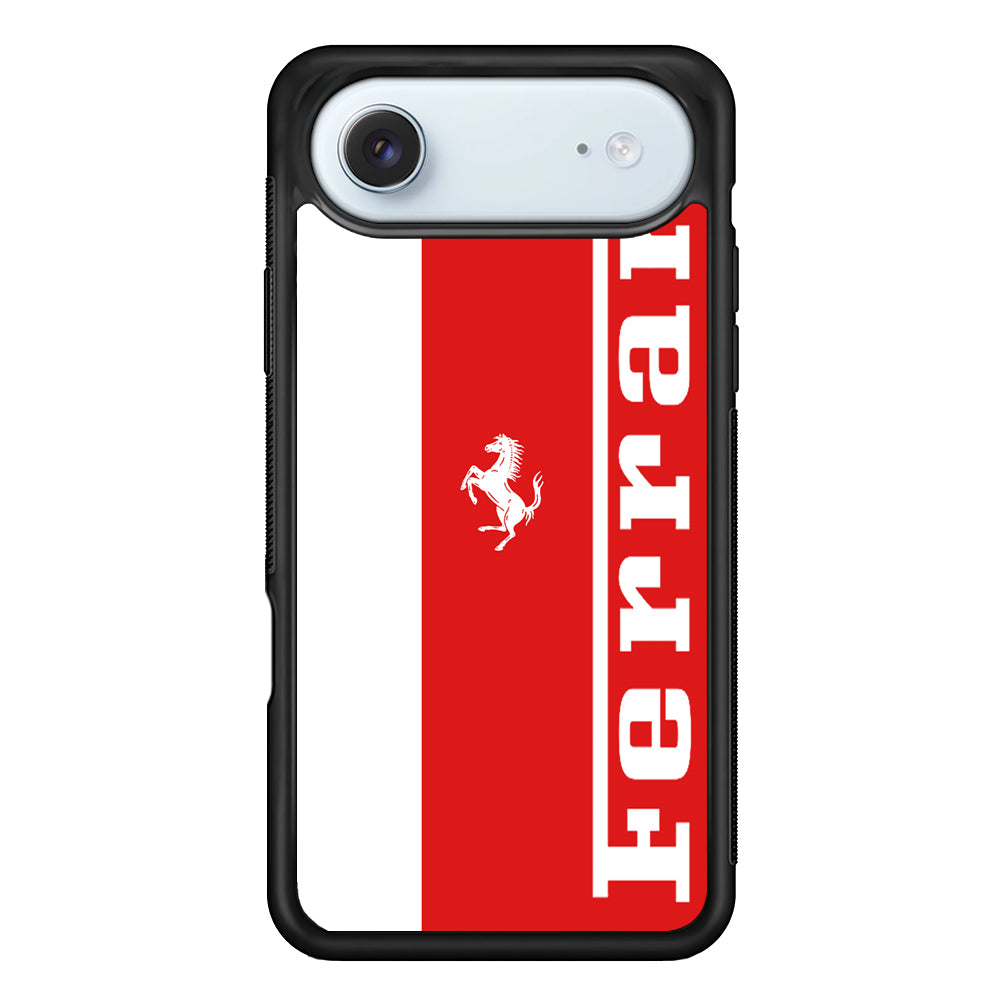 Ferrari Red And White Combination iPhone 17 Air Case