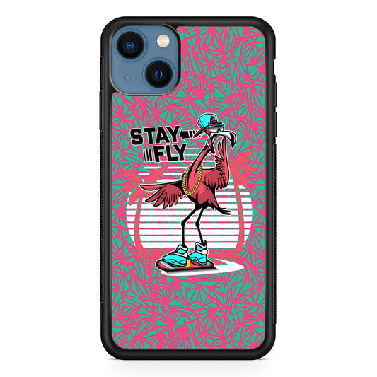 Flamingo Skate to Fly iPhone 14 Plus Case - Carneyforia