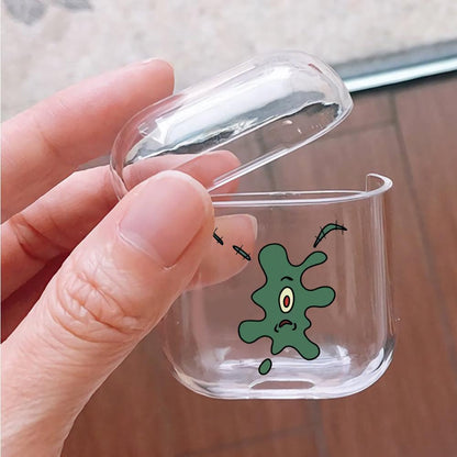 Flat Plankton Apple Airpods Clear Case