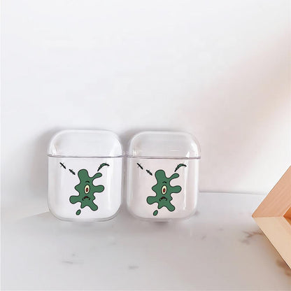Flat Plankton Apple Airpods Clear Case
