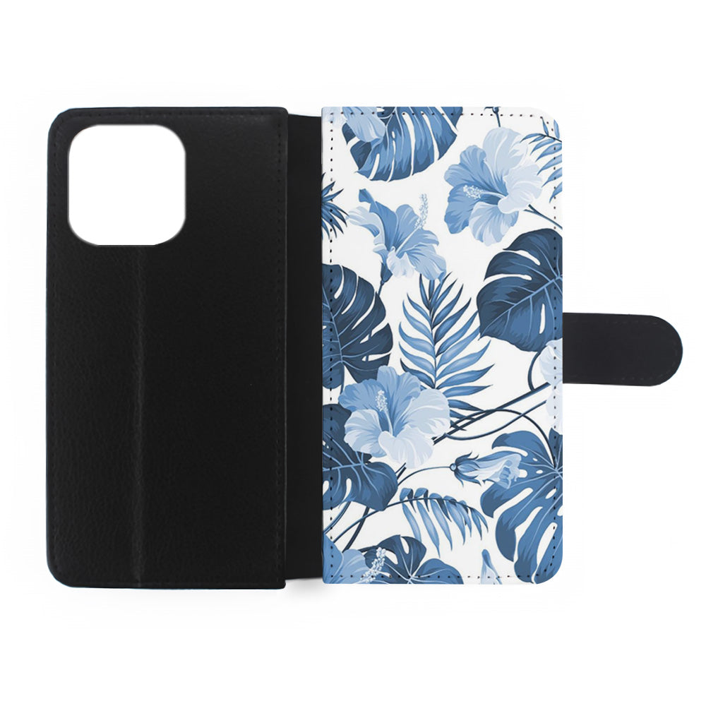 Flowers Sky Blue Hibiscus iPhone 15 Case