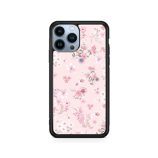 Flowers Soft Pink iPhone 15 Pro Max Case