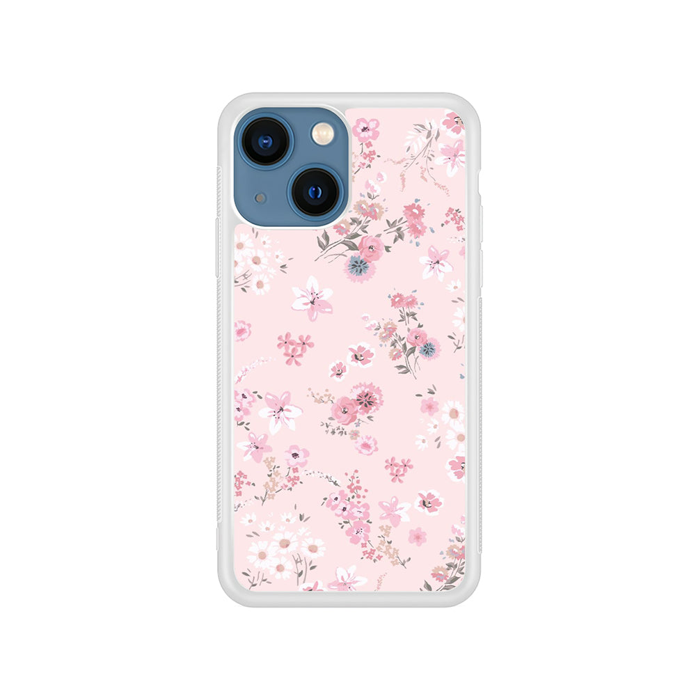 Flowers Soft Pink iPhone 14 Plus Case