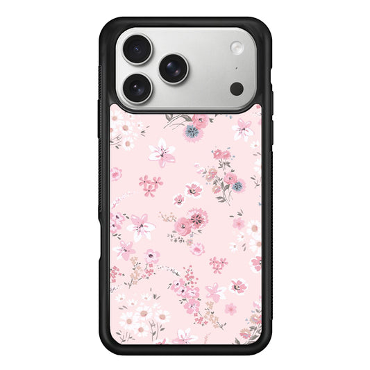 Flowers Soft Pink iPhone 17 Pro Max Case