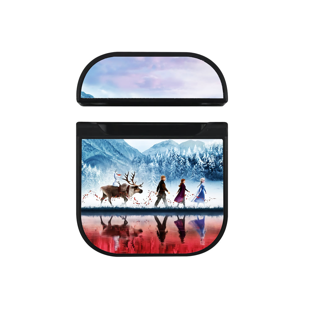 Frozen Elsa and Friends Apple Airpods Case Black