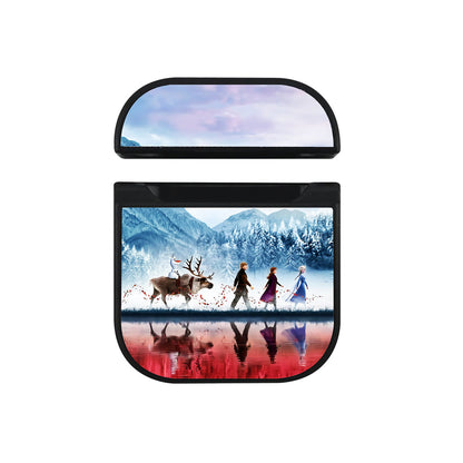 Frozen Elsa and Friends Apple Airpods Case Black