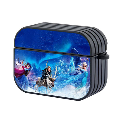 Frozen Princess Elsa Team Apple Airpods Pro 2 Case Black