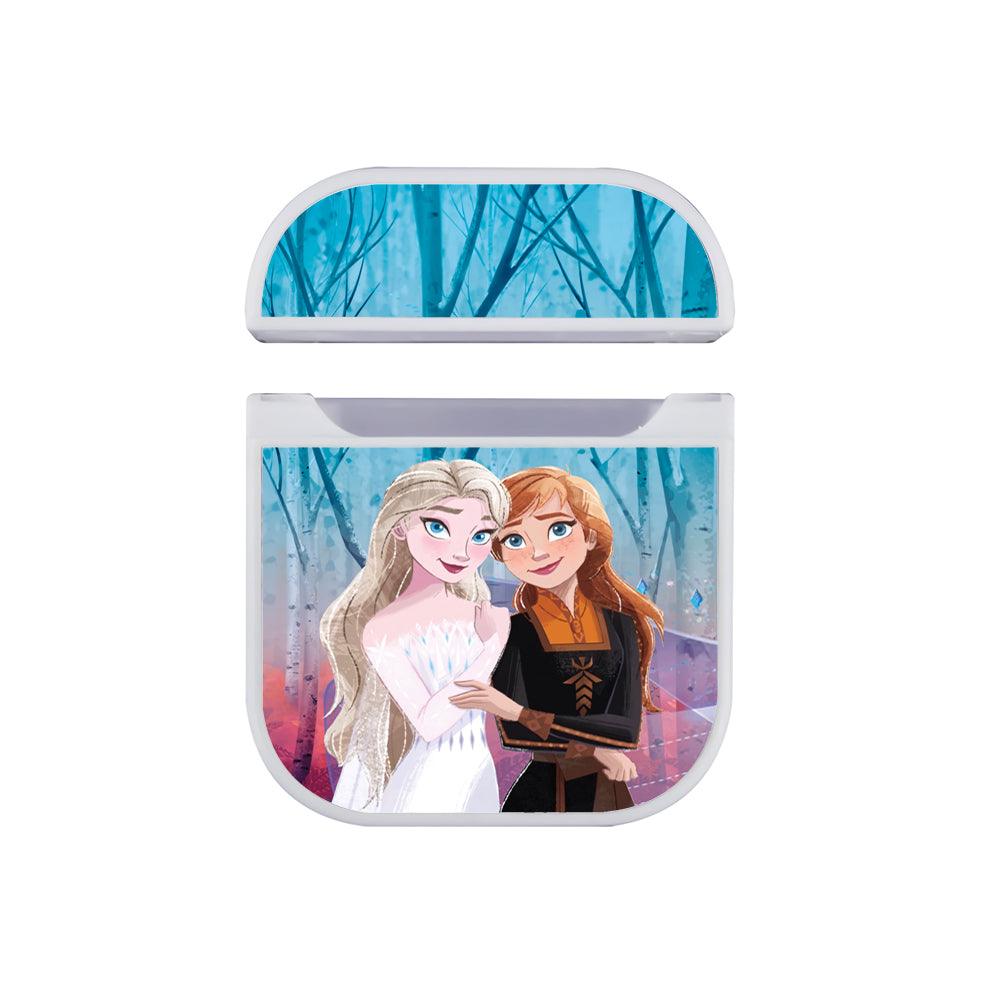 Frozen See The Happiness Apple Airpods Case White