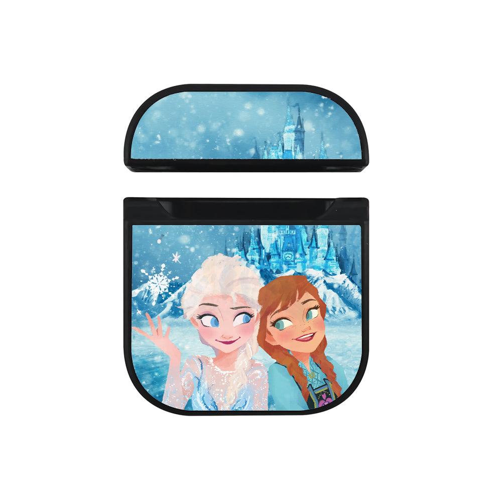 Frozen The Magic of Ice Apple Airpods Case Black